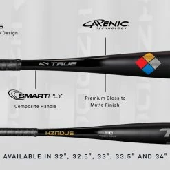 True Temper – HZRDUS BBCOR (-3) Baseball Bat 13 True Temper – HZRDUS BBCOR (-3) Baseball Bat -Easton Sales BB22HZRDUS 6