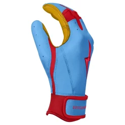 Bruce Bolt – BADER Series Youth Short Cuff Batting Gloves | BABY BLUE -Easton Sales Bader Short 3 1