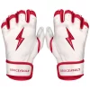 Bruce Bolt – BADER Series Youth Short Cuff Batting Gloves | BADER WHITE -Easton Sales Bader WH Short 1