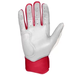 Bruce Bolt – BADER Series Adult Short Cuff Batting Gloves | BADER WHITE -Easton Sales Bader WH Short 3 1