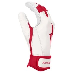 Bruce Bolt – BADER Series Youth Short Cuff Batting Gloves | BADER WHITE -Easton Sales Bader WH Short 4