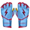 Bruce Bolt – BADER Series Adult Long Cuff Batting Gloves | BABY BLUE -Easton Sales Bader long 1