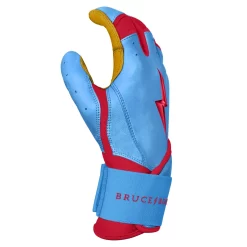 Bruce Bolt – BADER Series Adult Long Cuff Batting Gloves | BABY BLUE -Easton Sales Bader long 4