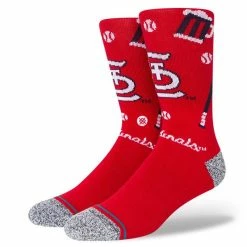 Stance – ST. LOUIS CARDINALS LANDMARK CREW SOCKS