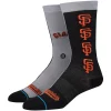 Stance – SAN FRANCISCO GIANTS SPLIT CREW SOCKS -Easton Sales Giants Split 1