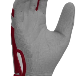Franklin Custom CFX Pro Batting Gloves – Adult – Grey/Cardinal -Easton Sales Grey Card 4