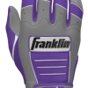 Franklin Custom CFX Pro Batting Gloves β Adult β Grey/Purple 2 Franklin Custom CFX Pro Batting Gloves β Adult β Grey/Purple -Easton Sales Grey Purp 1