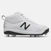 New Balance 3000v5 Youth Molded Cleats – White (J3000SW5) -Easton Sales J3000SW5 1
