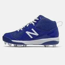New Balance 3000v5 Youth Molded Cleats – Royal/White (J3000TB5) -Easton Sales J3000TB5 3