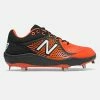 New Balance – Black/Orange Low-Cut L3000v5 Metal Spikes (L3000BO5) -Easton Sales L3000BO5 1