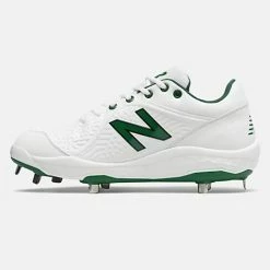 New Balance – White/Green Low-Cut L3000v5 Metal Spikes (L3000OA5) 8 New Balance – White/Green Low-Cut L3000v5 Metal Spikes (L3000OA5) -Easton Sales L3000OA5 3