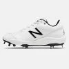 New Balance – White Low-Cut L3000v5 Metal Spikes (L3000SW5) -Easton Sales L3000SW5 3