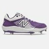 New Balance β White/Purple Low-Cut L3000v5 Metal Spikes (L3000WP5) 2 New Balance β White/Purple Low-Cut L3000v5 Metal Spikes (L3000WP5) -Easton Sales L3000WP5 1