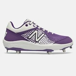 New Balance – White/Purple Low-Cut L3000v5 Metal Spikes (L3000WP5)