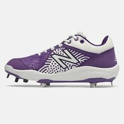 New Balance – White/Purple Low-Cut L3000v5 Metal Spikes (L3000WP5) -Easton Sales L3000WP5 3