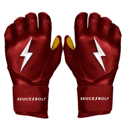 Bruce Bolt Batting Gloves – PREMIUM PRO Adult Long Cuff 28 Bruce Bolt Batting Gloves – PREMIUM PRO Adult Long Cuff -Easton Sales Long Cuff Maroon 1