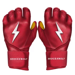 Bruce Bolt Batting Gloves – PREMIUM PRO Adult Long Cuff 27 Bruce Bolt Batting Gloves – PREMIUM PRO Adult Long Cuff -Easton Sales Long Cuff Red 1