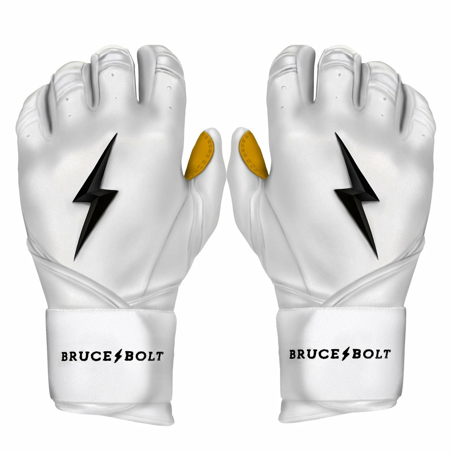 Bruce Bolt Batting Gloves – PREMIUM PRO Adult Long Cuff 4 Bruce Bolt Batting Gloves – PREMIUM PRO Adult Long Cuff - Image 2