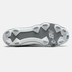 New Balance – Men’s Grey/White 3000v5 Fresh Foam Molded Cleat (PL3000G5) -Easton Sales PL3000G5 4