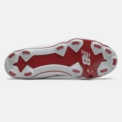 New Balance – Men’s Maroon/White 3000v5 Fresh Foam Molded Cleat (PL3000M5) -Easton Sales PL3000M5 4