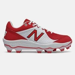 New Balance – Men’s Red/White 3000v5 Fresh Foam Molded Cleat (PL3000R5)