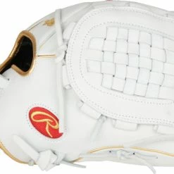 Rawlings Liberty Advanced 12.5″ Fastpitch Glove – White/Gold (RLA125KRG) -Easton Sales RLA125KRG 4