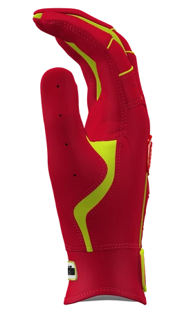 Franklin – Red/Optic Custom CFX Pro Batting Gloves 5 Franklin – Red/Optic Custom CFX Pro Batting Gloves - Image 3