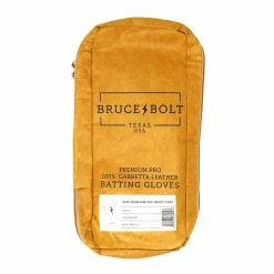 Bruce Bolt – PREMIUM PRO Adult Short Cuff Batting Gloves -Easton Sales Short Cuff White 2 1