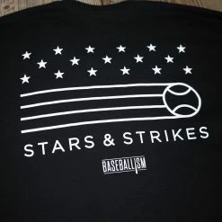 Baseballism Stars And Strikes Men’s T-Shirt -Easton Sales Stars Strikes 4