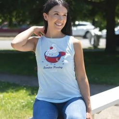 Baseballism Sundae Funday – Women’s Tank -Easton Sales SundaeFundayTank 3