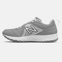 New Balance – Grey/White 3000v5 Fresh Foam Men’s Turf (T3000TG5) -Easton Sales T3000TG5 3