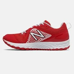 New Balance – Red/White 3000v5 Fresh Foam Men’s Turf (T3000TR5) -Easton Sales T3000TR5 3