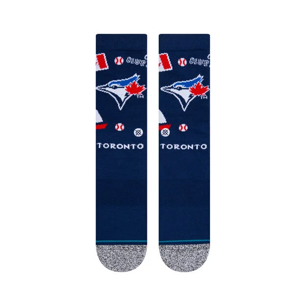 Stance – TORONTO BLUE JAYS LANDMARK CREW SOCKS 4 Stance – TORONTO BLUE JAYS LANDMARK CREW SOCKS - Image 2