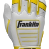 Franklin Custom CFX Pro Batting Gloves – Adult – White/Yellow 1 Franklin Custom CFX Pro Batting Gloves – Adult – White/Yellow -Easton Sales Wht Yellow 1