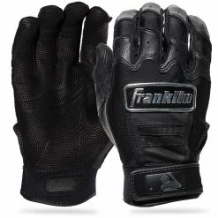 Franklin CFX Pro Chrome Batting Gloves – Adult – Black