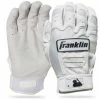 Franklin CFX Pro Chrome Batting Gloves – Adult – White -Easton Sales cfx pro White 1