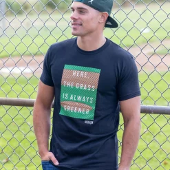 Baseballism Grass Is Greener Men’s T-Shirt -Easton Sales grass is greener 3