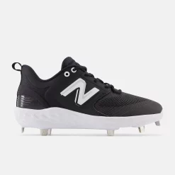 New Balance Black/White L3000v6 Metal Spikes