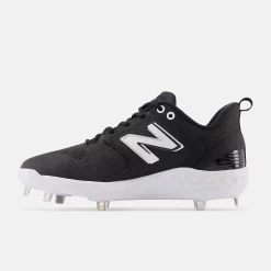 New Balance Black/White L3000v6 Metal Spikes 9 New Balance Black/White L3000v6 Metal Spikes -Easton Sales l3000bk6 3