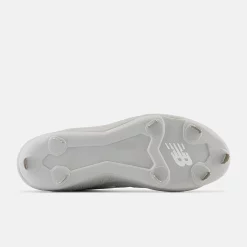 New Balance Grey/White L3000v6 Metal Spikes -Easton Sales l3000tg6 5