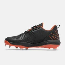New Balance – Black/Orange FuelCell 4040v6 Metal Spikes -Easton Sales l4040bo6 3
