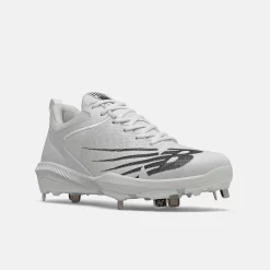 New Balance – White/Black FuelCell 4040v6 Metal Spikes (L4040TW6) -Easton Sales l4040tw6 4