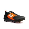 New Balance Black/Orange PL3000v6 Molded Cleats -Easton Sales pl3000O6 1