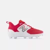 New Balance Red PL3000v6 Molded Cleats -Easton Sales pl3000r6 1