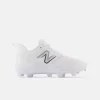 New Balance White PL3000v6 Molded Cleats -Easton Sales pl3000w6 1 1