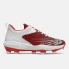 New Balance – Red/White FuelCell 4040v6 Molded Cleats (PL4040R6)
