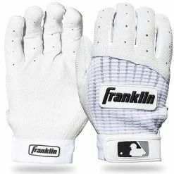 Franklin Pro Classic Batting Gloves – Adult – White