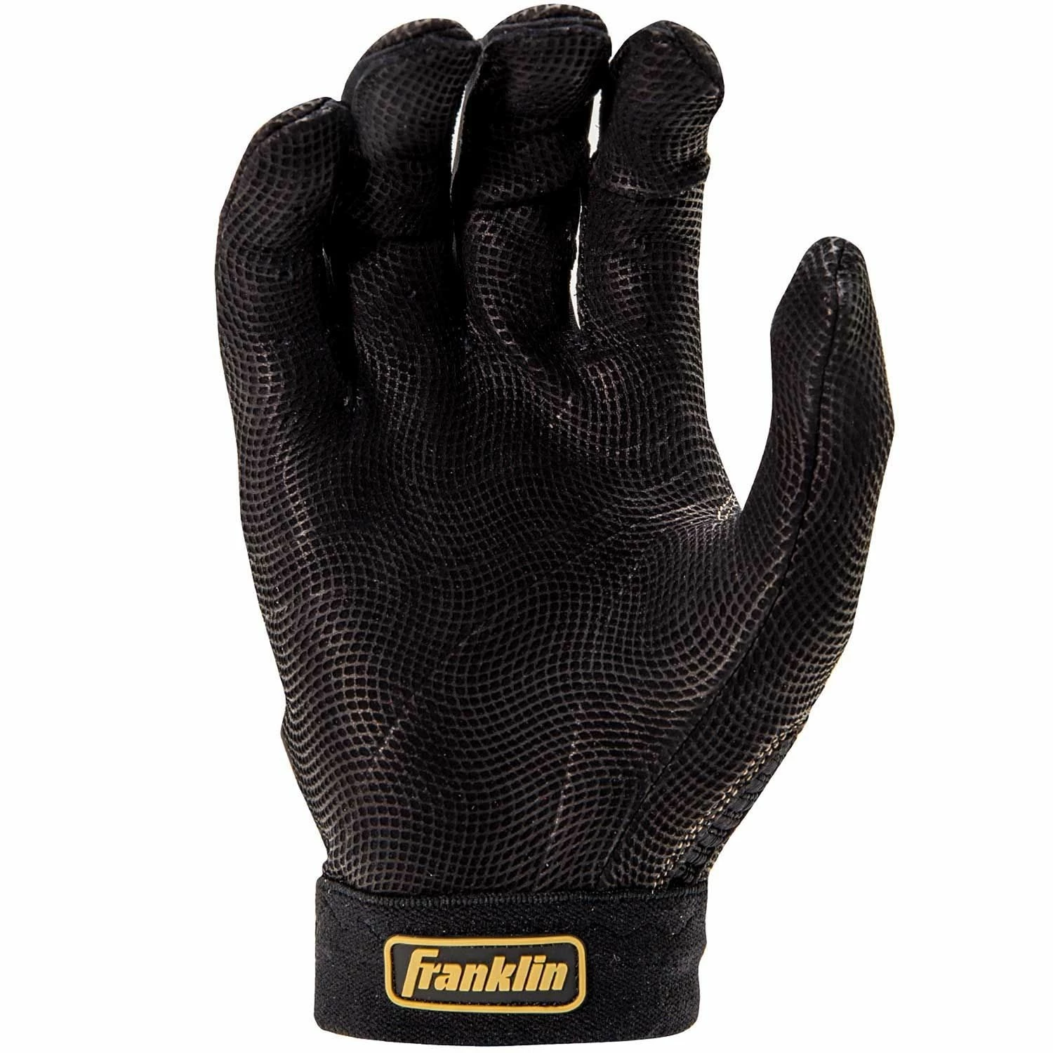 Franklin Pro Classic Batting Gloves – Adult – Black/Gold 5 Franklin Pro Classic Batting Gloves – Adult – Black/Gold - Image 3