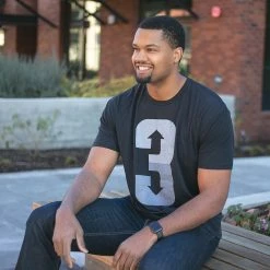 Baseballism 3 Up 3 Down Black T-Shirt (Men’s) -Easton Sales products 3 up black 4