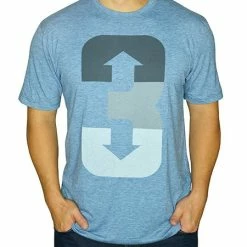 Baseballism 3 Up 3 Down Blue T-Shirt (Men’s)